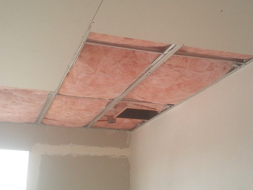 plafon con aislamiento termico